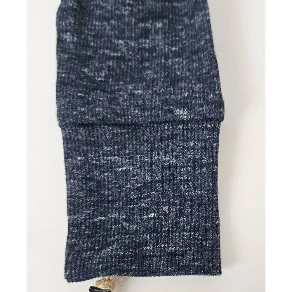 Levi's Kids Pajama Set Size 10 Long Sleeve Henley Top Pants Blue Heather Comfort